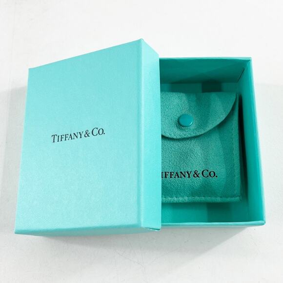 Tiffany & Co. 2003 Atlas 925 Silver Chain Toggle Charm Bracelet with Pouch - Picture 5 of 5